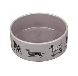 Керамічна миска для собак з малюнками Trixie (Тріксі) 300мл / 4,5см