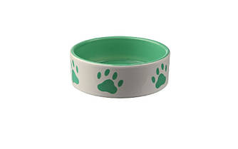 Керамічна миска для собак з лапками Trixie (Тріксі) 1,4мл / 20см
