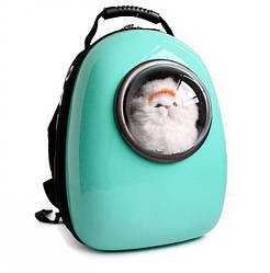 Космічний рюкзак Animall Cosmo Pet (Енімалл Космо Пет переноска для тварин з ілюмінатором, м'ятний)