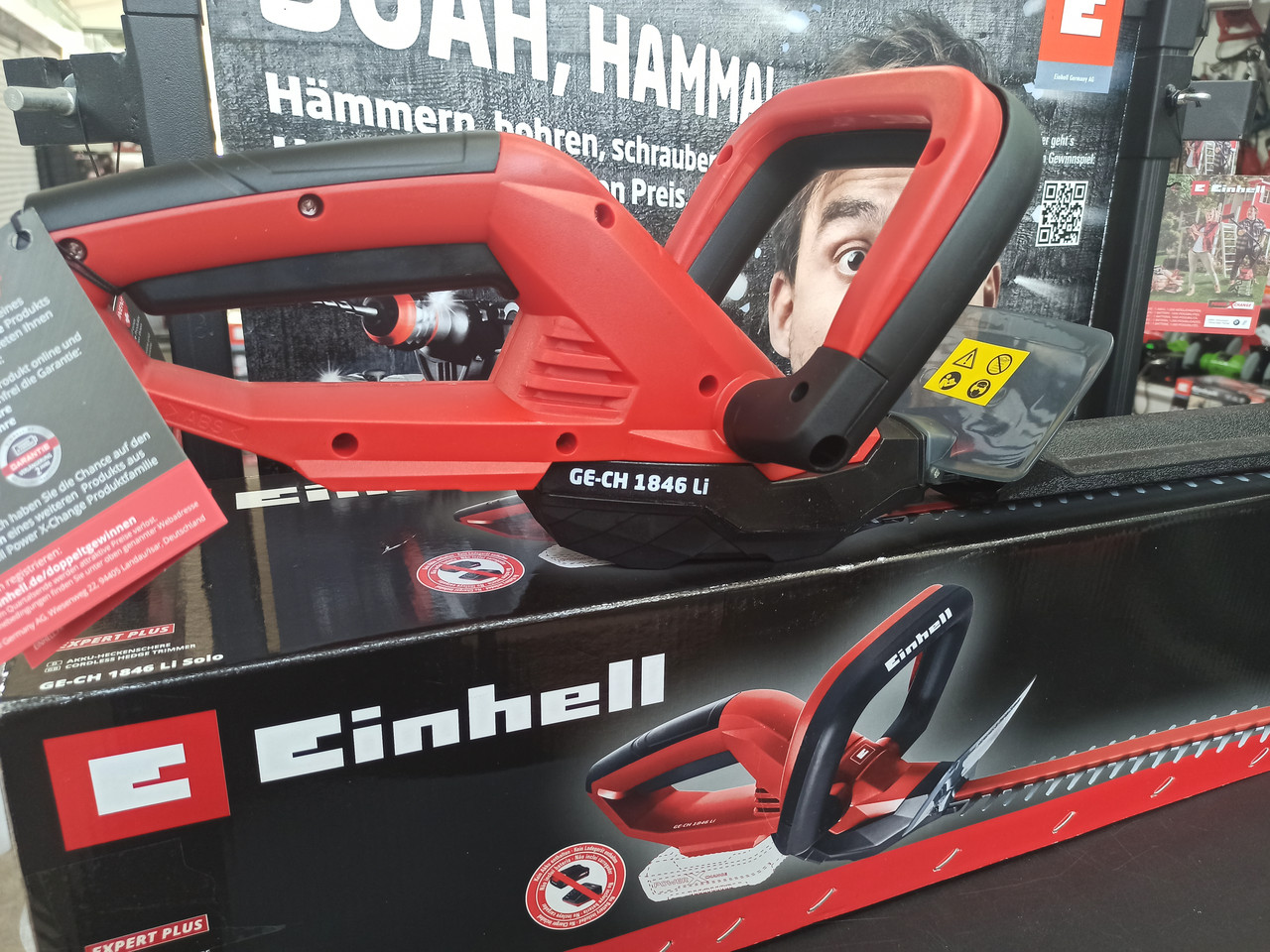 Кусторез аккумуляторный Einhell PXC GE-CH 1846 Li Solo 3410642