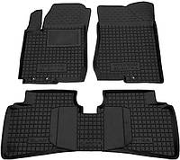 Килимки в салон для Hyundai Elantra 2006-2011 / Хюндай Елантра 2006-2011 (HD), Avto-Gumm, Чорні