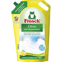 Гель Фрош Лимон для прання білих тканин з екстрактом лимона Frosch Citrus Vollwaschmittel  1800 мл