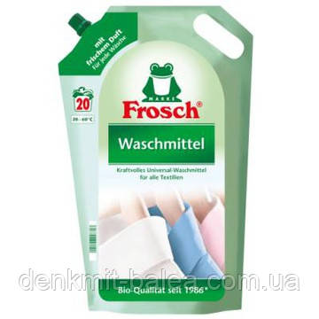 Гель Фрош для прання всіх типів тканин Frosch Flussig Waschmittel 1800 мл