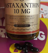 Астаксантин Солгар Solgar Astaxanthin 10 mg 30 капс, фото 4