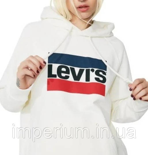 Худи Levis | белая женская толстовка левис XXL (ID#1412992958), цена ...