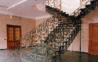 Эскизы кованых перил для лестниц