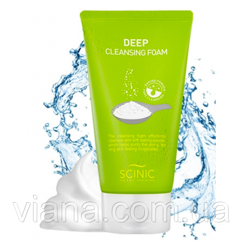 Пінка із содою для глибокого очищення пор Scinic Deep Cleansing Foam 150 мл