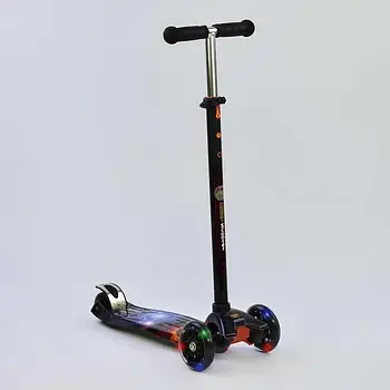 Самокат триколісний Best Scooter A 24662/779-1311 MAXI 4 міцна алюмінієва трубка, світло коліс