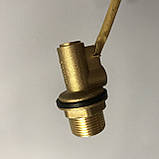 Поплавковий клапан для ємкості 3/4" латунь KARRO, фото 5