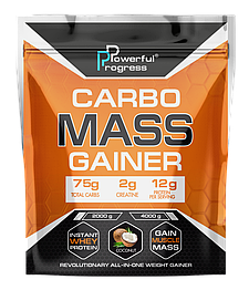 Гейнер Carbo Mass Gainer Powerful Progress 2 кг Кокос