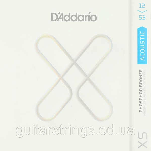 Струны D'Addario XSAPB1253 XS Phosphor Bronze Light 12-53, фото 1
