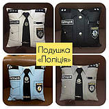 Сувенірна подушка уніформа лікаря, лікаря, співробітникові поліції, СБУ, ДСНС, пожежнику, ціни в описі, фото 9
