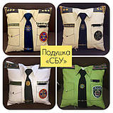 Сувенірна подушка уніформа лікаря, лікаря, співробітникові поліції, СБУ, ДСНС, пожежнику, ціни в описі, фото 10