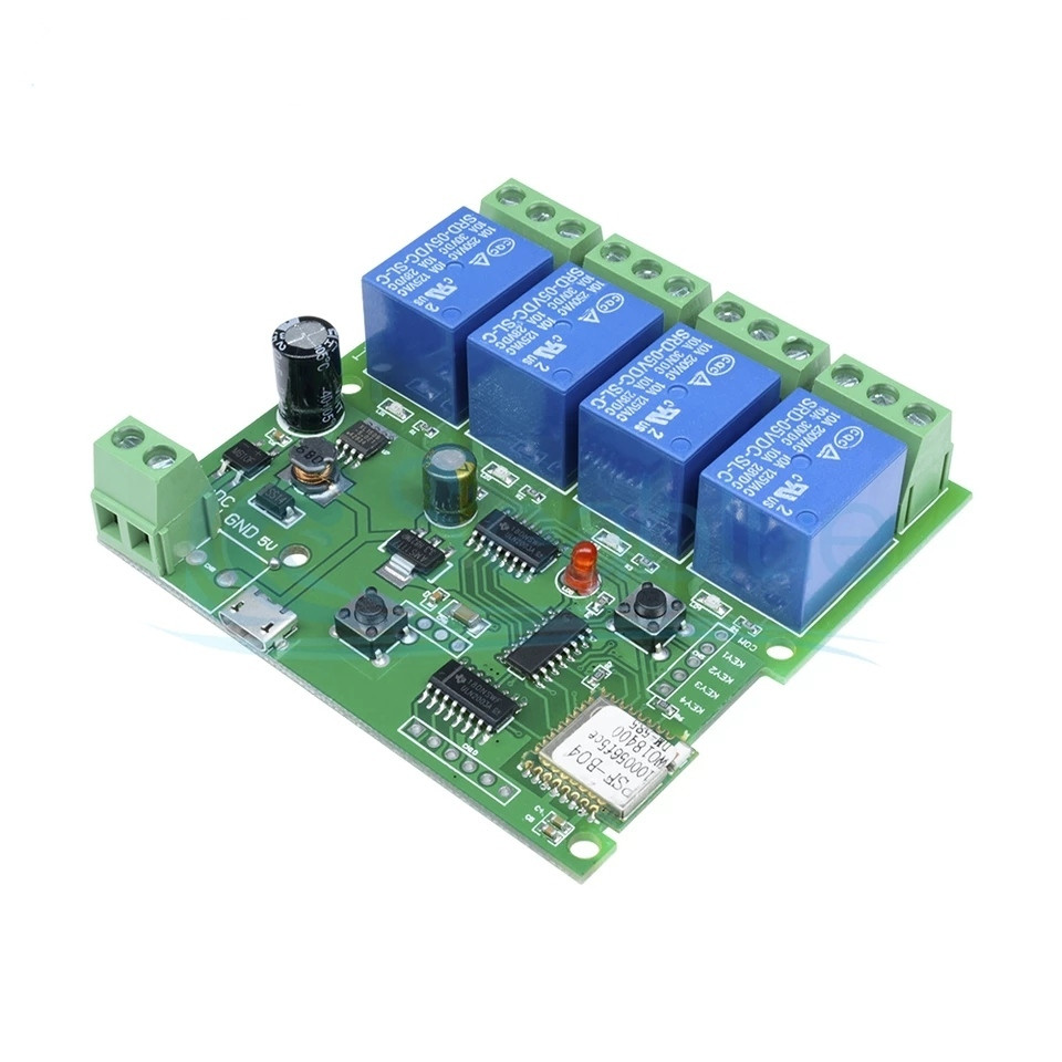 WiFi реле Sonoff 4 канали 5 — 32 вольти