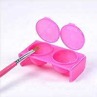 Місткість подвійна для розведення хни, пудр, гелів, гель-фарбок, мономера