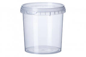 Місткість харчова Ø80/98 мм. h=100 мм. 500мл. з кришкою
