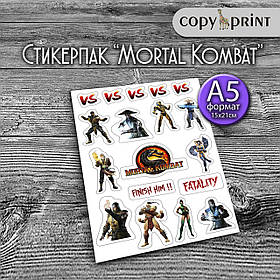 Наклейки - Мортал Комбат (Mortal Kombat)