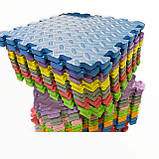 Килимок-пазл EVA , набір 12шт., 1,08 м2, 30х30 см, т. 10 мм щільність 80-100 кг/м3 TERMOIZOL®, фото 9