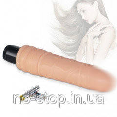 Реалістичний вібратор - Real Feel Cyberskin Vibrator Flesh 7,5", фото 1