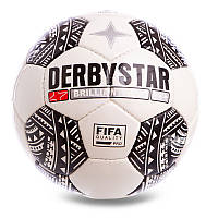 Мяч футбольный DERBYSTAR Pro Liga №5 BRILLIANT APS FB-2112 White-Black