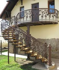 Ковані огорожі драбини