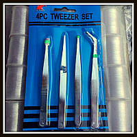 Набір пінцетів (4 шт.)