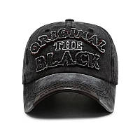 Кепка бейсболка Original the Black бавовна чорна