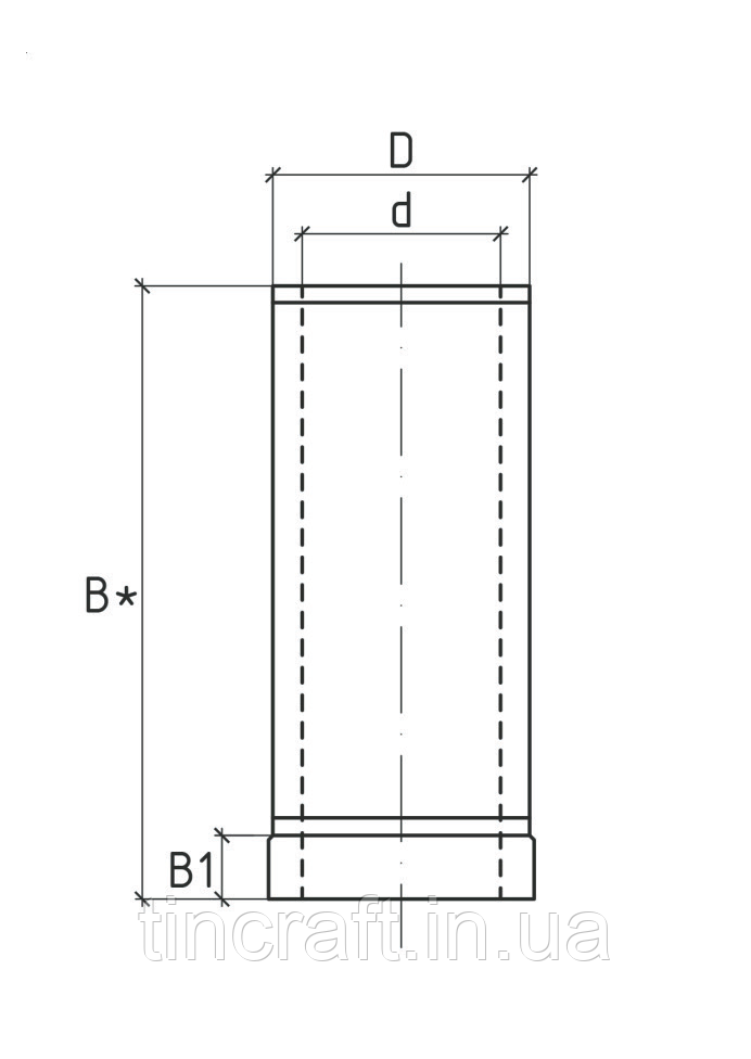 Сэндвичная труба дымовая Ø80 / Ø140 Толщина Нерж 0.5 Нерж 0.4 - фото 5 - id-p1121678102