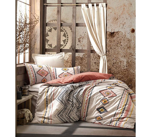 Постільна білизна Cotton Box ETHNIC FELIX двоспальний євро, фото 1