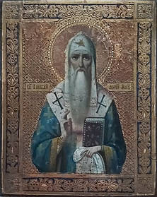 Ікона св. Алексій 19 століття Росія митрополит Київський і Московський