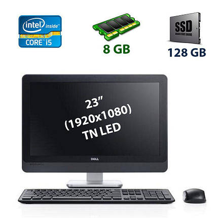 Моноблок Dell OptiPlex 9010 All-In-One/23" (1920x1080) TN LED / Intel Core i5-3570S (4 ядра по 3.1 — 3.8, фото 1