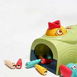 Магнітна гра "Погодуй птенчика" (черв'ячки, дупло) арт. 75583, фото 5