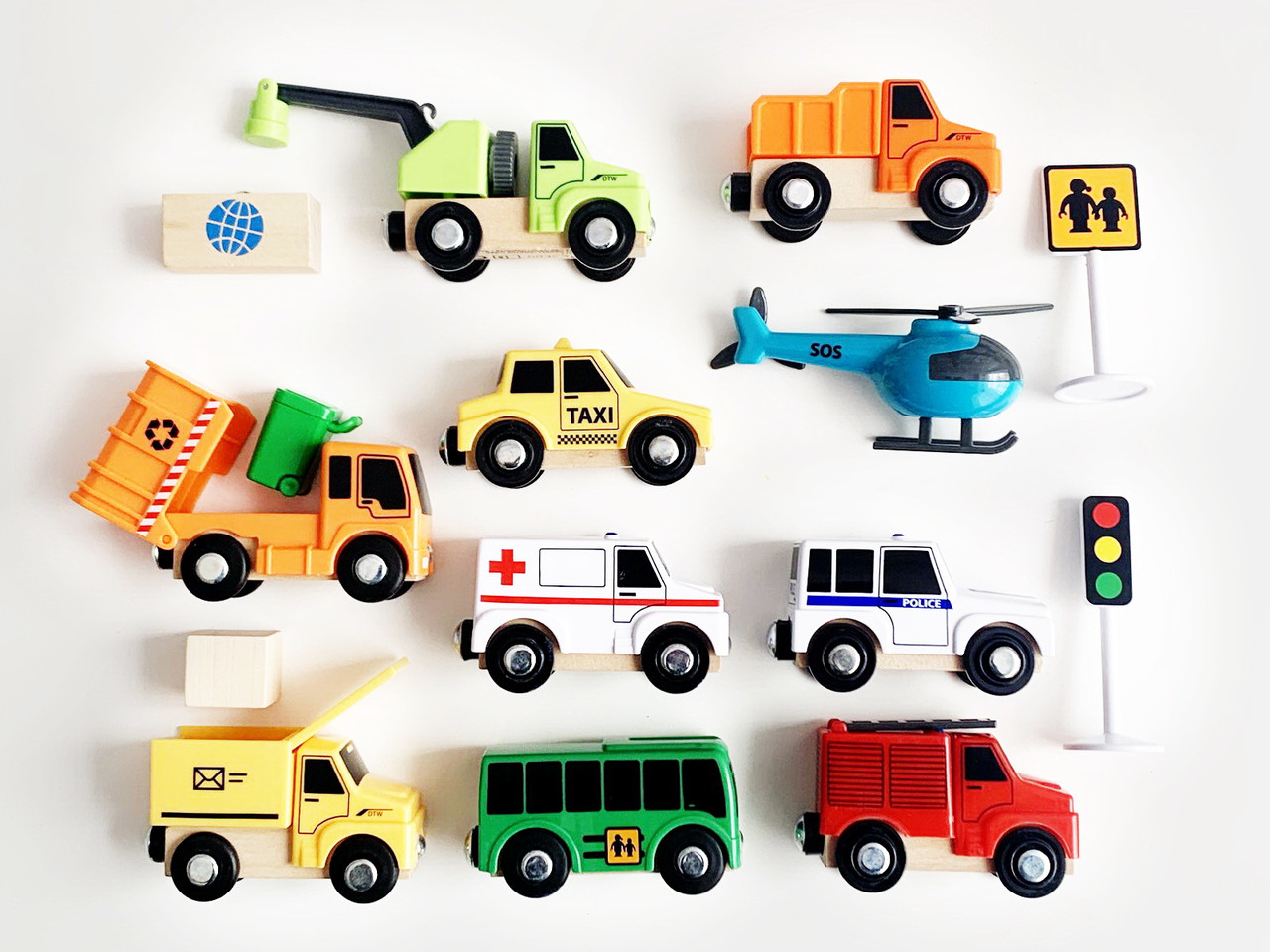 Набір машинок для дерев'яної залізниці PlayTive Ikea Brio 4