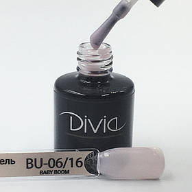 Divia - Укріплюючий та моделюючий гель Build It Up Gel (BU16 - Baby Boom, вершково-рожевий) (15 мл)