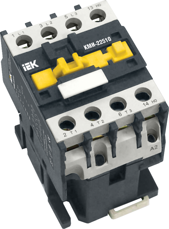 Контактор КМИ-22510 25А 220В/АС3 1з (НО) IEK