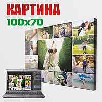 Фотокартина на холсте 100х70 см из Вашего фото