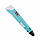 3D pen 5 ручка з дисплеєм MINECRAFT 7711, блакитна, фото 3