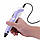 3D pen 5 ручка з дисплеєм MINECRAFT 7711, фіолетова, фото 5