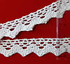 Мереживо макраме 18 мм бавовна біле, фото 3
