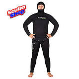 Гідрокостюм Marlin Sarmat Eco 5 мм, чорний для підводного полювання, фото 2