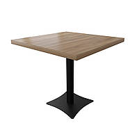 Опора для стола Тренд 3 одинарная метал черный бархат высота 700h мм (Металл-Дизайн ТМ)