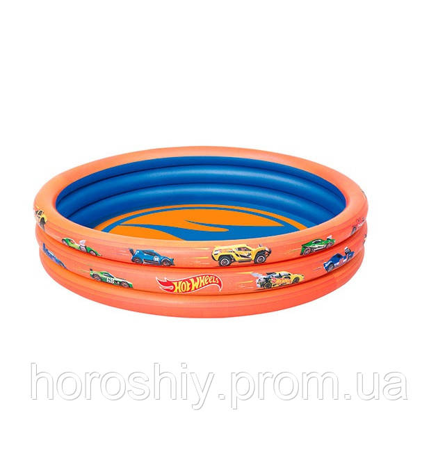 Надувний басейн для дітей круглий Intex Orange 122х25 см