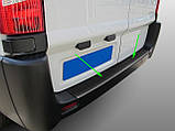 Захисна накладка на задній бампер для Citroen Jumpy II 2007-2016, фото 2