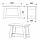 Стіл кухонний КС-11 Німфея альба (білий) Компаніт (110х60х72,6 см) кромка 2 мм, фото 5