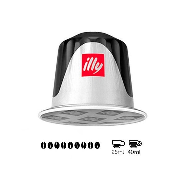 Nespresso капсули illy Forte 9 (10 шт. без паковання Неспресо) Італія