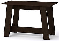 Стол кухонный КС-11 Венге темный Компанит (110х60х72,6 см) кромка 2 мм
