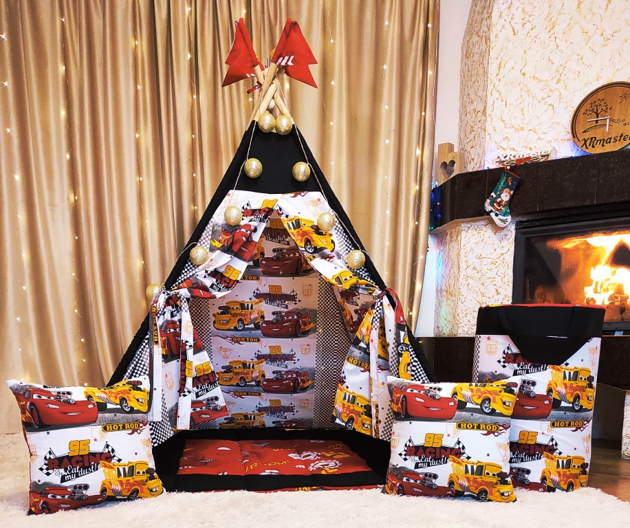 Вігвам Тачки + кошик для іграшок Повний комплект !