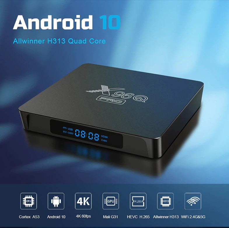 ТВ-приставка X96Q Pro 2/16 ГБ - Android TV Box, фото 1