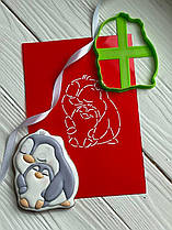 3D-формочки-вирубки для пряників "Пінгвіни"