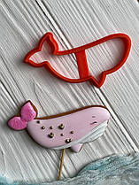 3D-формочки-вирубки для пряників "Кит 2"